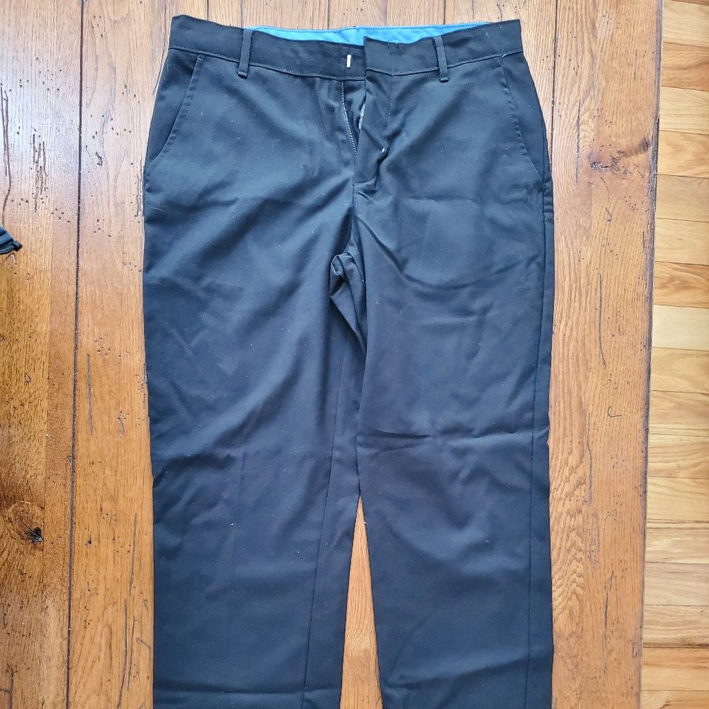Boys IZOD Black Dress Pants Size 16 Husky